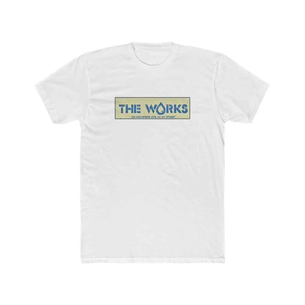 THE WORKS NYC Gay Bar Men#039;s Cotton Crew Tee Upper West Side Unisex T-Shirt L
THE WORKS NYC Gay Bar Men#039;s Cotton Crew Tee Upper West Side Unisex T-Shirt L