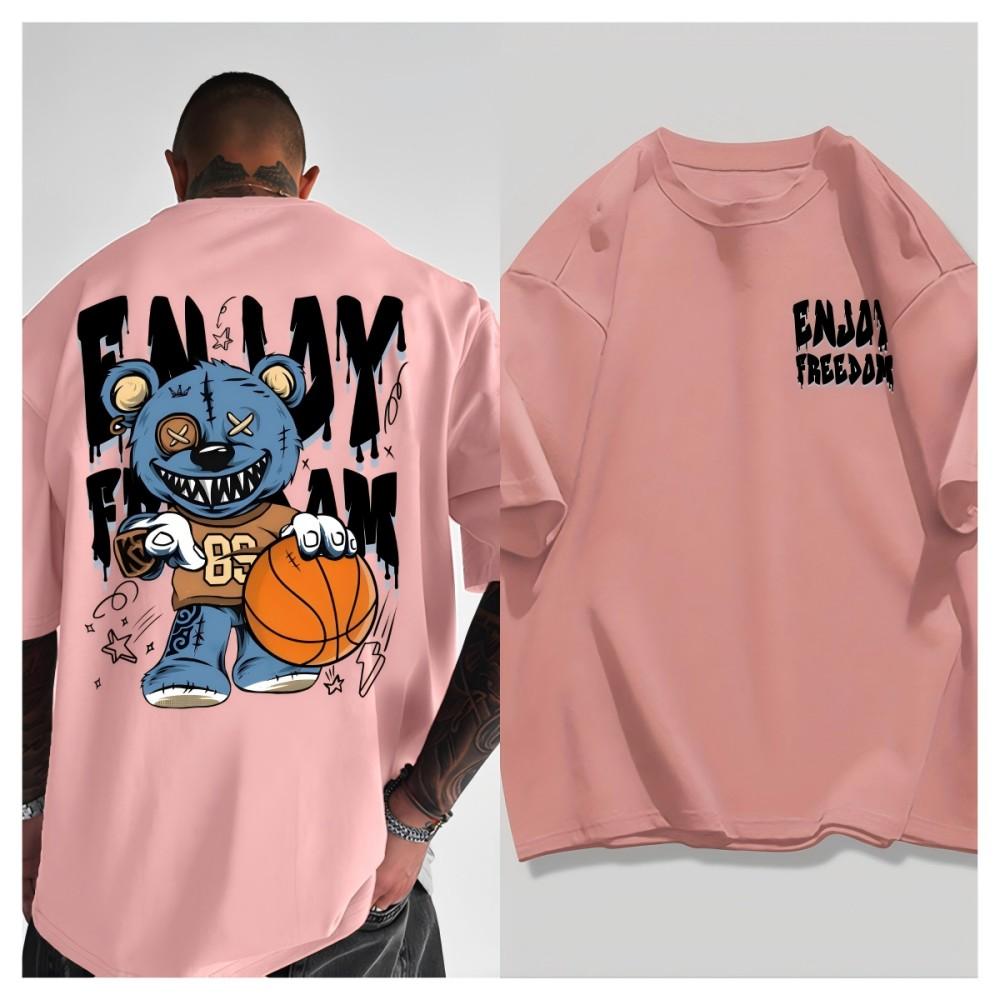 Fashionable mens summer basketball toy bear letter print comfortable and breathable round neck Tshirt outdoor sports top 4XL
Fashionable mens summer basketball toy bear letter print comfortable and breathable round neck Tshirt outdoor sports top 4XL