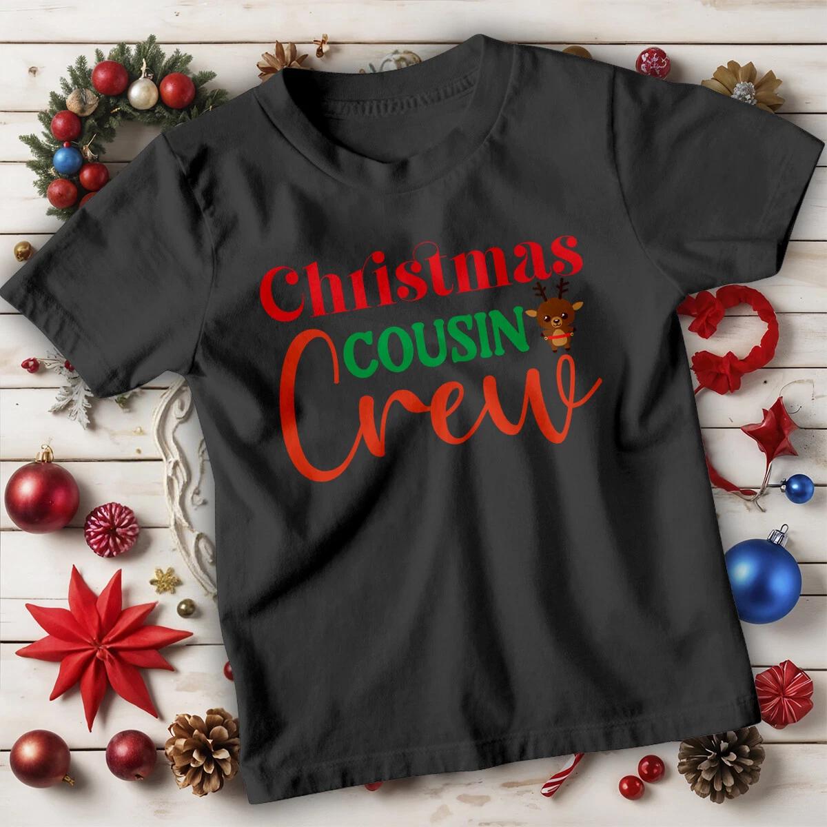 Christmas Reindeer Cousin Crew Christmas T-Shirt Tee for Kids #MC M
Christmas Reindeer Cousin Crew Christmas T-Shirt Tee for Kids #MC M