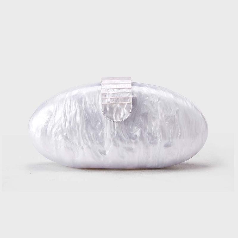 Clutch Bag Oval Evening Party Wedding Shoulder New Acrylic Fashion Crossbody Shell Bags Luxury Designer Handbag Women Wallet 21.5x5x11cm белый
Clutch Bag Oval Evening Party Wedding Shoulder New Acrylic Fashion Crossbody Shell Bags Luxury Designer Handbag Women Wallet 21.5x5x11cm белый