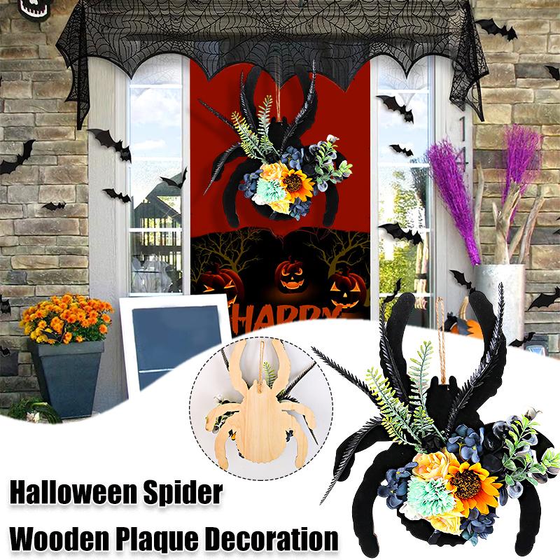 Halloween Wall Hanging For Front Door Simulated Spider Decorative Silk Flowers Home Garden Party Decoration
Halloween Wall Hanging For Front Door Simulated Spider Decorative Silk Flowers Home Garden Party Decoration