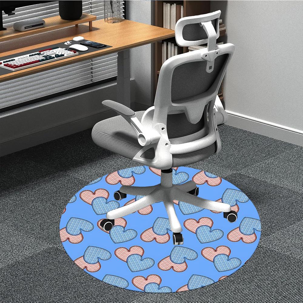 1pc Heart PrintChair Carpet for Office, Indoor Non-Slip Washable Polyester Fiber Carpet, Mat For Office, Machine Washable 80cm
1pc Heart PrintChair Carpet for Office, Indoor Non-Slip Washable Polyester Fiber Carpet, Mat For Office, Machine Washable 80cm