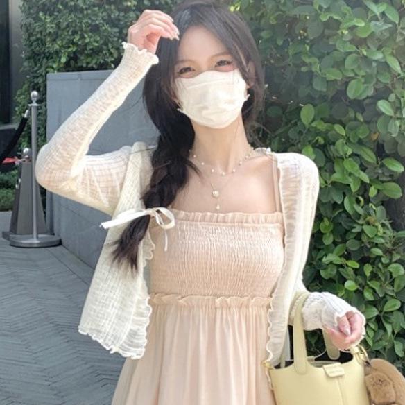 Women s Summer Fairy Camisole Dress Set with Long Skirt and Sun Protection Shawl S 40-50kg
Women s Summer Fairy Camisole Dress Set with Long Skirt and Sun Protection Shawl S 40-50kg