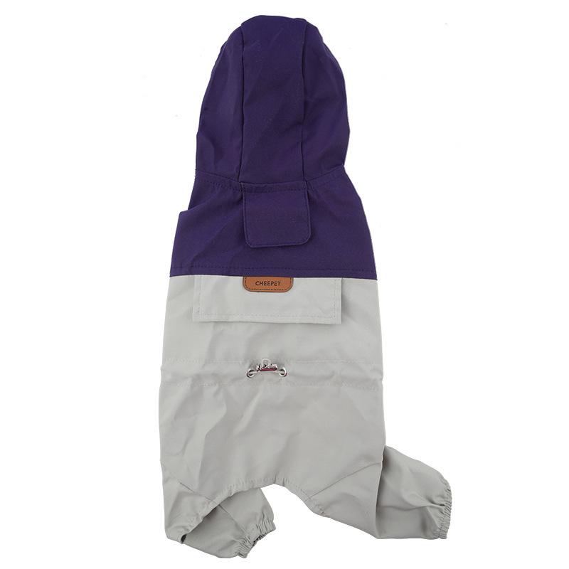 Pet Clothes Color Contrast Patchwork Four Seasons Raincoat Puppy Clothes Outdoor Waterproof All-Inclusive Four-Leg Cloak M-Chest 41cm фіолетовий
Pet Clothes Color Contrast Patchwork Four Seasons Raincoat Puppy Clothes Outdoor Waterproof All-Inclusive Four-Leg Cloak M-Chest 41cm фіолетовий
