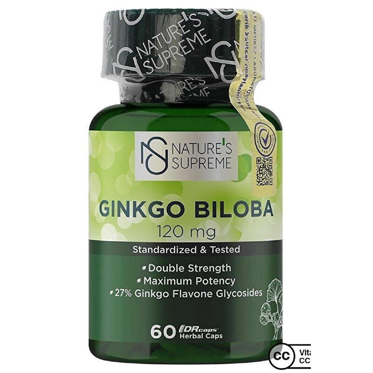 Ginkgo Biloba 120 Mg 60 Capsules 
Ginkgo Biloba 120 Mg 60 Capsules