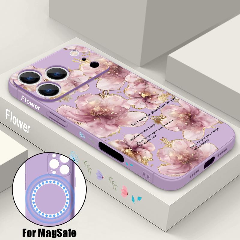 Чехол с принтом фиолетовых цветов для iPhone 17 Pro Max iPhone 16 15 14 13 Pro Max Магнитный Для Magsafe Мягкий силиконовый задний чехол для телефона iPhone 16 фиолетовый
Чехол с принтом фиолетовых цветов для iPhone 17 Pro Max iPhone 16 15 14 13 Pro Max Магнитный Для Magsafe Мягкий силиконовый задний чехол для телефона iPhone 16 фиолетовый