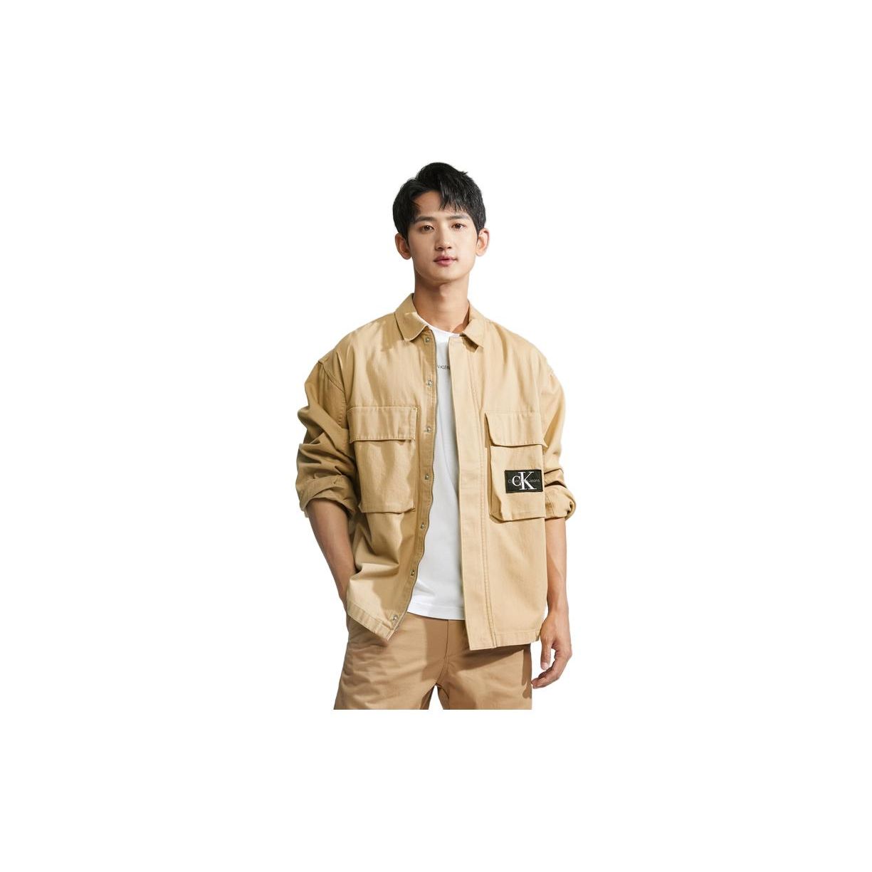 Calvin Klein Square Collar Letter Workwear Casual Long Sleeve Shirt Men shirts Khaki J322476 L
Calvin Klein Square Collar Letter Workwear Casual Long Sleeve Shirt Men shirts Khaki J322476 L