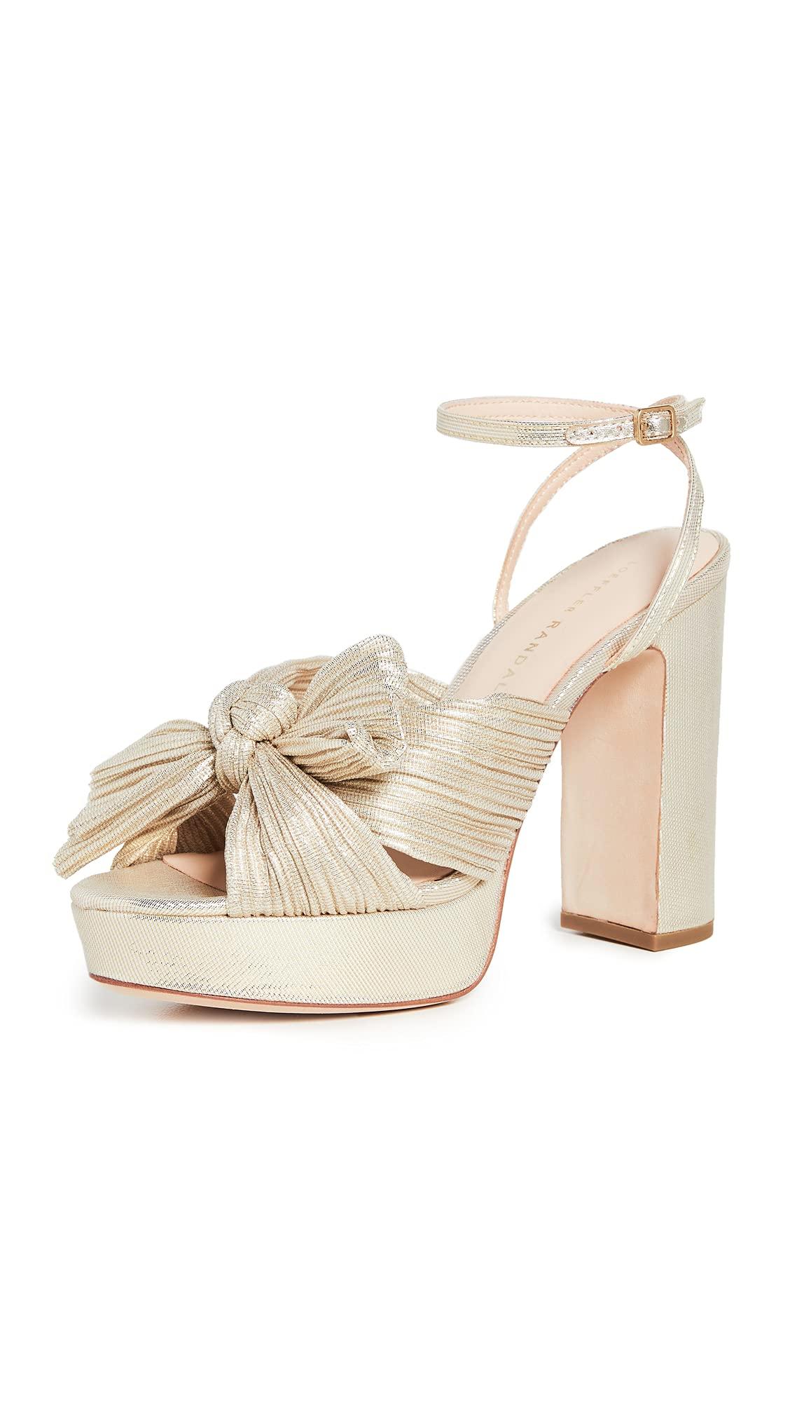Loeffler Randall Women s Natalia Platform Pleated Bow Heels, Platinum Lame, Gold, Metallic, 11 Medium US
Loeffler Randall Women s Natalia Platform Pleated Bow Heels, Platinum Lame, Gold, Metallic, 11 Medium US