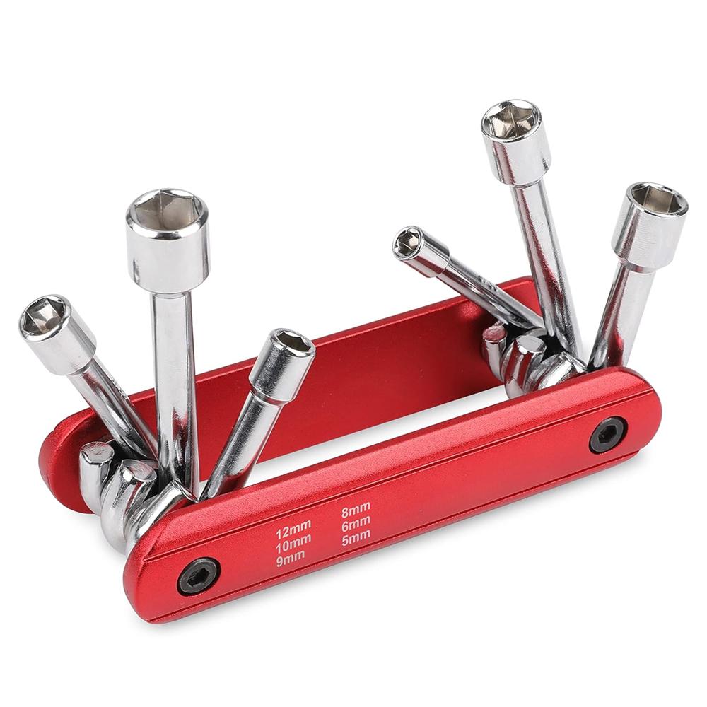 6 in 1 5-12mm Portable Sleeve Tool Combos Set, Folding Socket Wrench, Multifunction Household Tools, Outdoor, 6
6 in 1 5-12mm Portable Sleeve Tool Combos Set, Folding Socket Wrench, Multifunction Household Tools, Outdoor, 6