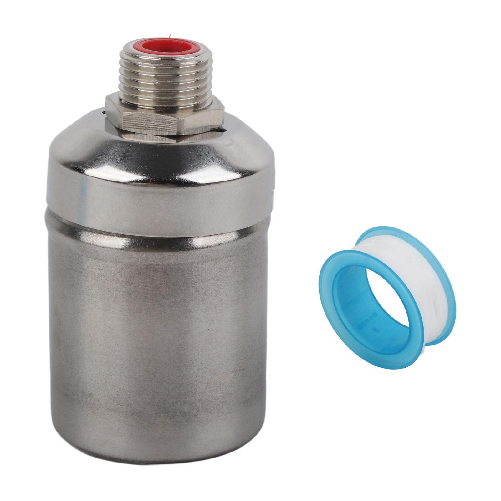 1/2in Floating Ball Valve Stainless Steel Automatic Water Control Valve for Water Sink Tower Floating Ball Valve срібний
1/2in Floating Ball Valve Stainless Steel Automatic Water Control Valve for Water Sink Tower Floating Ball Valve срібний