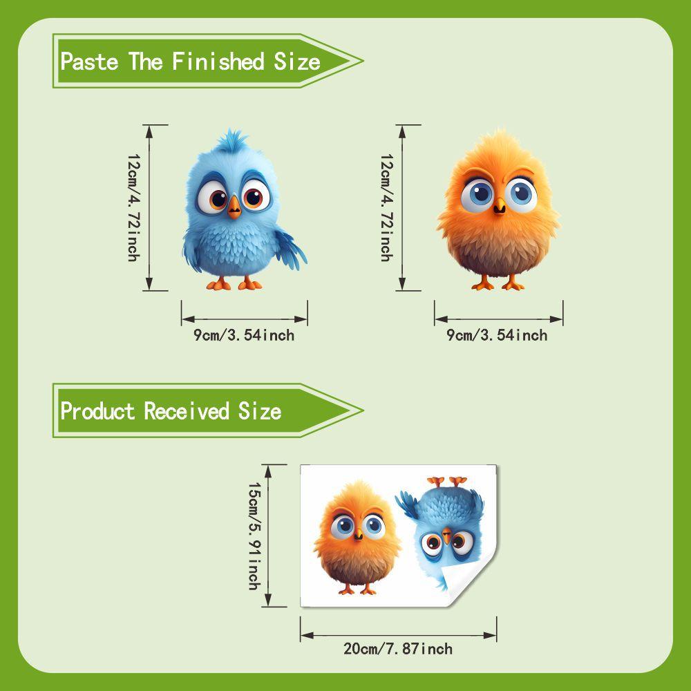 Static Cling Waterproof Window Stickers Fluffy Two-Color Chick for Living Room Kids Room Glass Decor 15x20cm разноцветный
Static Cling Waterproof Window Stickers Fluffy Two-Color Chick for Living Room Kids Room Glass Decor 15x20cm разноцветный