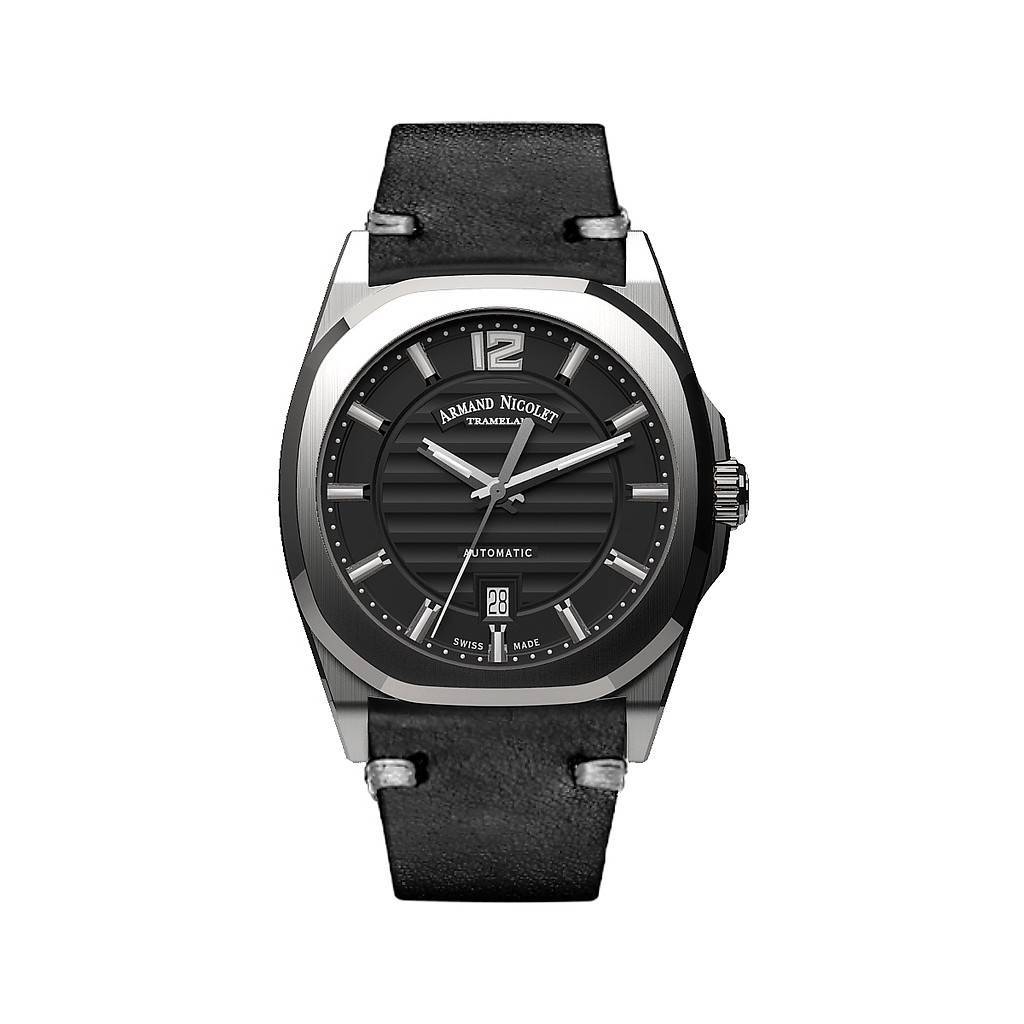 Armand Nicolet Tramelan J09 Чорний циферблат Автоматичний A660AAA-NR-PK4140NR Ремінець зі шкіри теляти Чоловічий годинник чорний
Armand Nicolet Tramelan J09 Чорний циферблат Автоматичний A660AAA-NR-PK4140NR Ремінець зі шкіри теляти Чоловічий годинник чорний