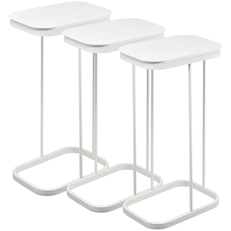 Yamazaki Jitsugyo (Yamazaki) Side-opening garbage bag holder set of 3 trash can sorting with lid 45 liters kitchen Luce white 4907×3
Yamazaki Jitsugyo (Yamazaki) Side-opening garbage bag holder set of 3 trash can sorting with lid 45 liters kitchen Luce white 4907×3