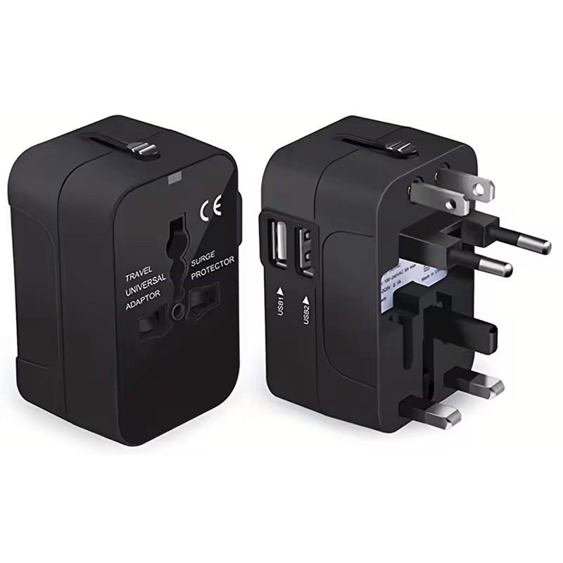 HH202-PD Universal Travel Charge Adapter Wall Plug with PD 20W Type-C+QC 18W USB Black
HH202-PD Universal Travel Charge Adapter Wall Plug with PD 20W Type-C+QC 18W USB Black