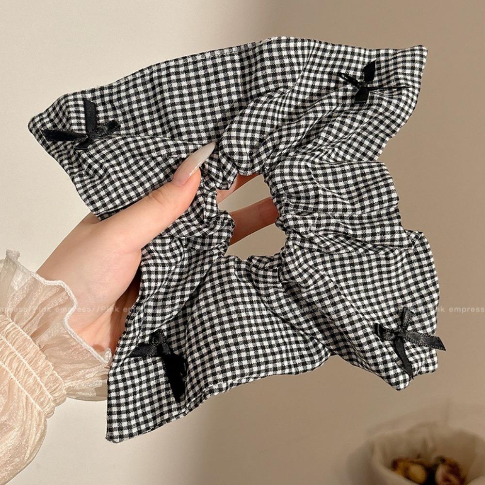 Black White Plaid Leopard Print Bow Hair Ties for Women, Cute Heart Elastic Hair Bands чёрный
Black White Plaid Leopard Print Bow Hair Ties for Women, Cute Heart Elastic Hair Bands чёрный