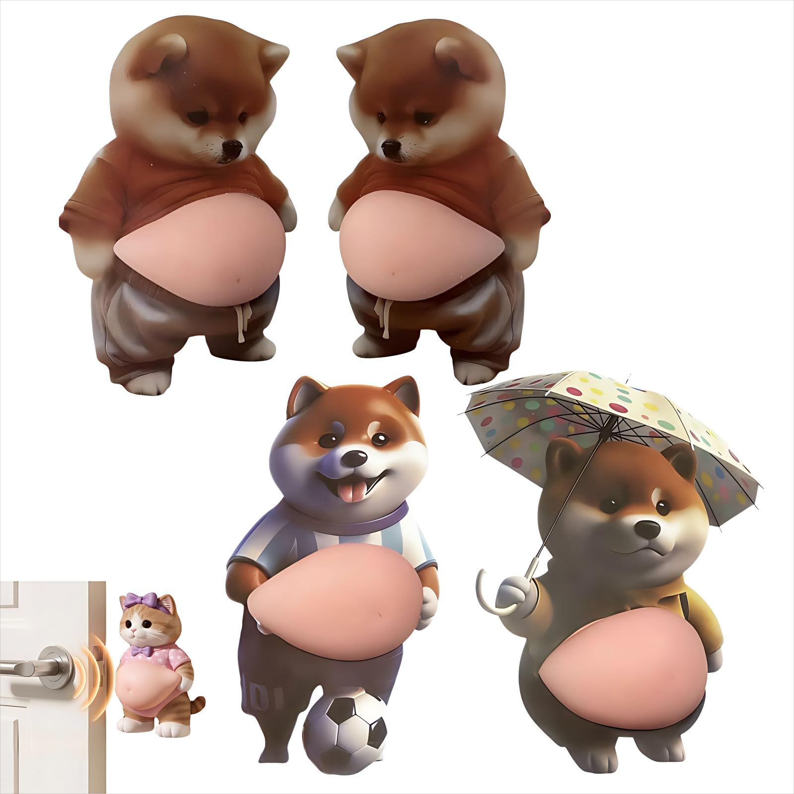 WENJESO 3D Squishy Belly Stickers of Stress for Door Kids Women (Set 4) - Relief, Relaxation, Smartphones, Notebooks, Diaries, Binders, Decorations, &
WENJESO 3D Squishy Belly Stickers of Stress for Door Kids Women (Set 4) - Relief, Relaxation, Smartphones, Notebooks, Diaries, Binders, Decorations, &