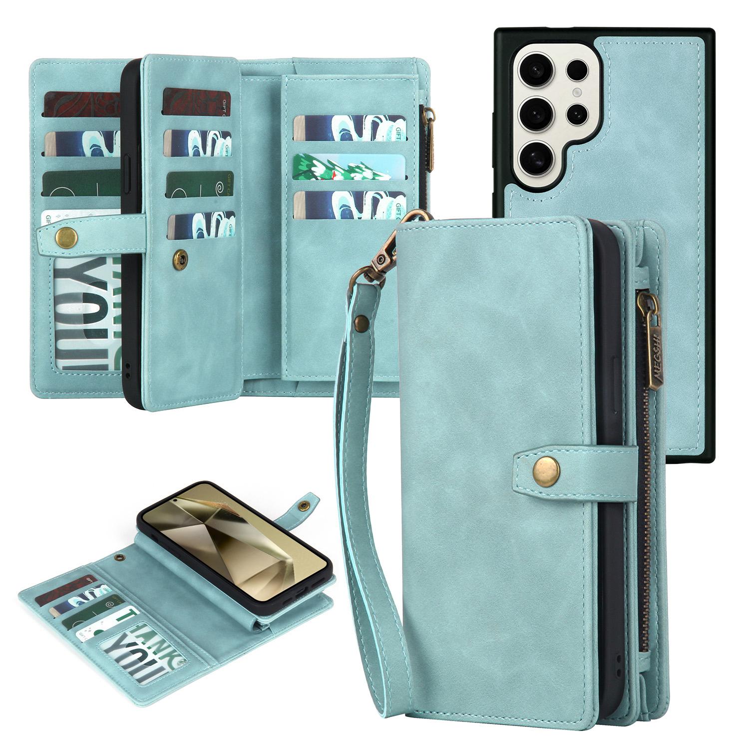 MEGSHI H1 Series For Samsung Galaxy S24 Ultra Case Magnetic Detachable Phone Leather Cover Blue
MEGSHI H1 Series For Samsung Galaxy S24 Ultra Case Magnetic Detachable Phone Leather Cover Blue