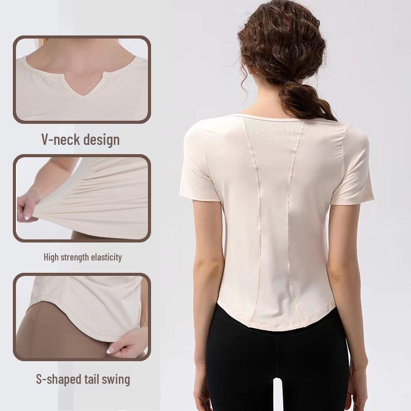 Women s V-Neck Quick-Dry Yoga Top - Short Sleeve Fitness T-Shirt for Summer Running and Outdoor Activities Medium м ята зелений колір
Women s V-Neck Quick-Dry Yoga Top - Short Sleeve Fitness T-Shirt for Summer Running and Outdoor Activities Medium м ята зелений колір