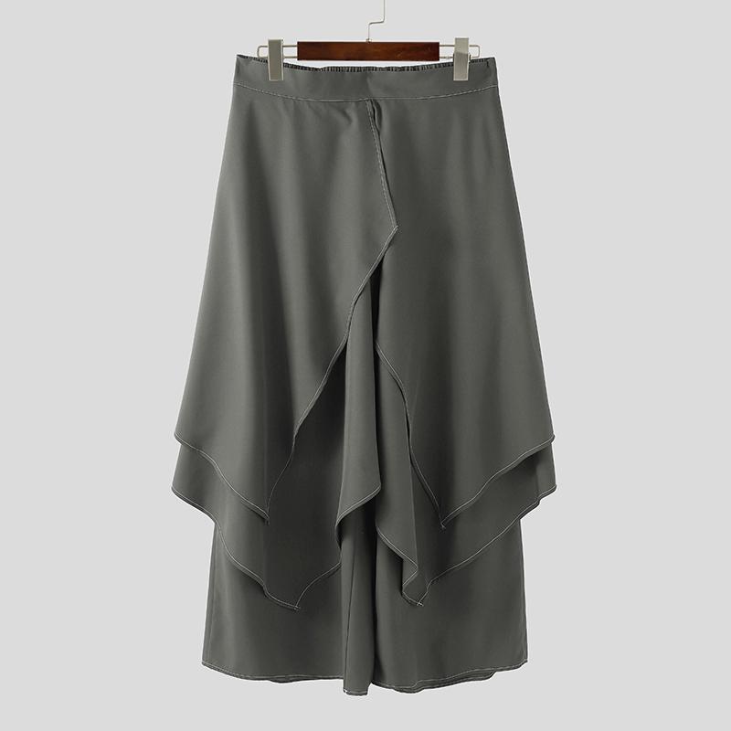 INCERUN Men Back Elastic Waist Front Irregular Layers Casual Loose Long Pants Trousers 5XL серый
INCERUN Men Back Elastic Waist Front Irregular Layers Casual Loose Long Pants Trousers 5XL серый