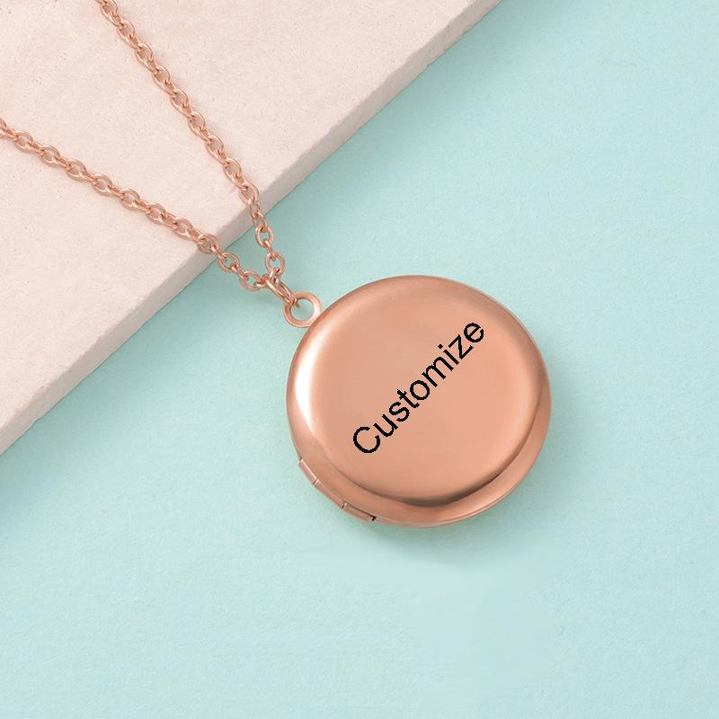 Stainless Steel Round Locket Pendants For Women Men Openable Photo Frame Glossy Stainless Steel Necklaces
Stainless Steel Round Locket Pendants For Women Men Openable Photo Frame Glossy Stainless Steel Necklaces