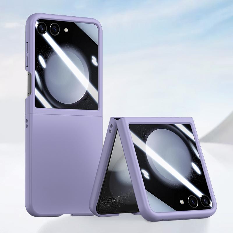 For Samsung Galaxy Z Flip5 5G PC Skin-touch Phone Case Anti-Scratch Cover with Small Screen Film White
For Samsung Galaxy Z Flip5 5G PC Skin-touch Phone Case Anti-Scratch Cover with Small Screen Film White