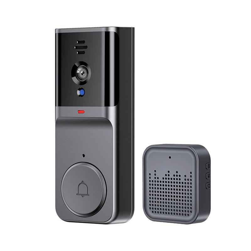 Wireless Doorbell Camera Doorbell Camera Wireless Camera Doorbell Wireless No Subscription-B61B чорний
Wireless Doorbell Camera Doorbell Camera Wireless Camera Doorbell Wireless No Subscription-B61B чорний