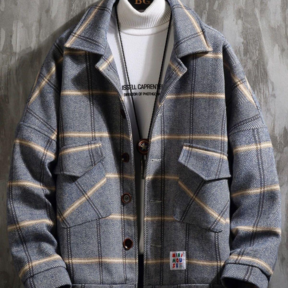 Men s 2024 Spring/Autumn Loose Korean Woolen Coat – Trendy Short Windbreaker Medium синій
Men s 2024 Spring/Autumn Loose Korean Woolen Coat – Trendy Short Windbreaker Medium синій