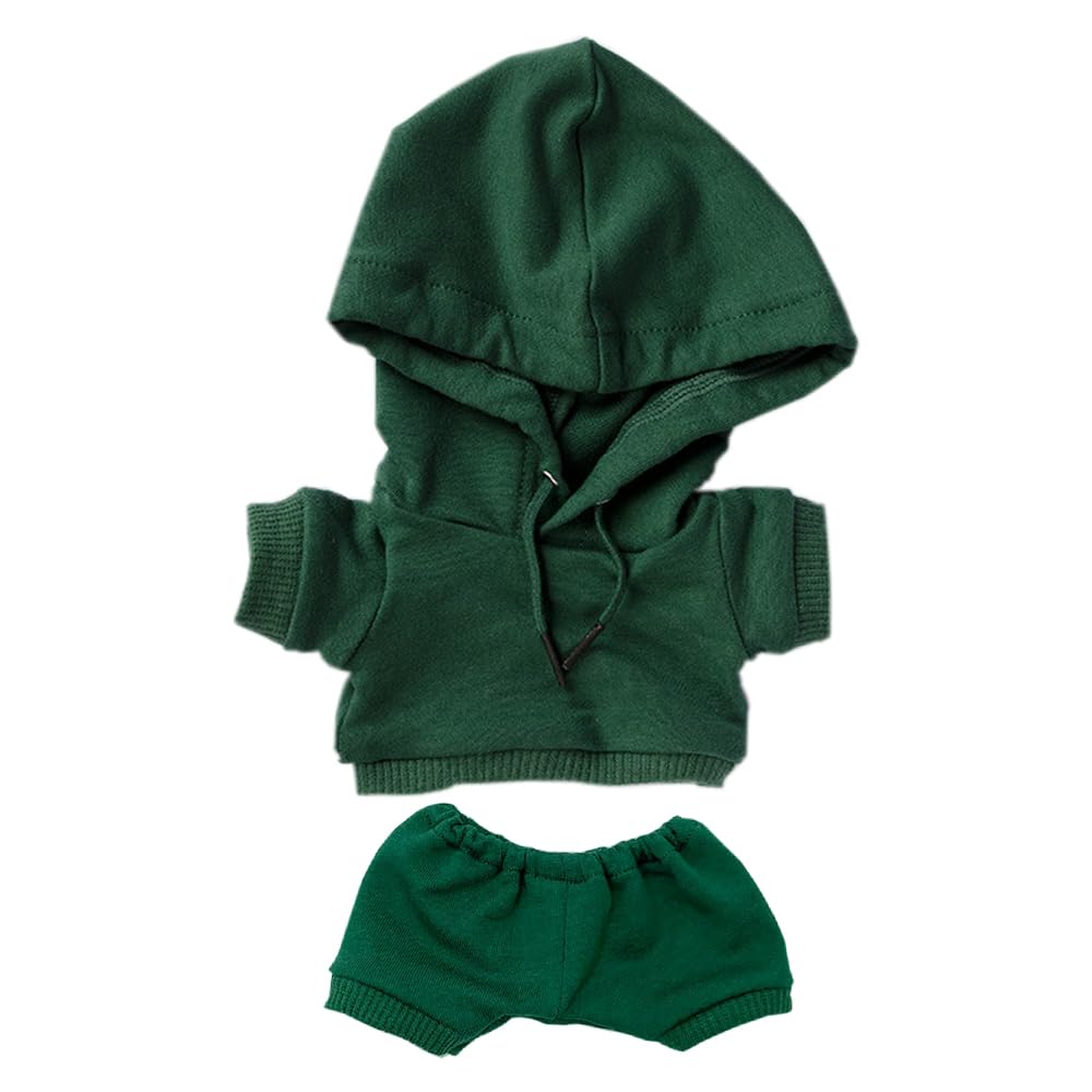 niannyyhouse 10cm Plush Clothes Stretch Solid Color Sportswear Hoodie Pants Dress Up Cotton Doll Accessories (dark green, 10cm)
niannyyhouse 10cm Plush Clothes Stretch Solid Color Sportswear Hoodie Pants Dress Up Cotton Doll Accessories (dark green, 10cm)