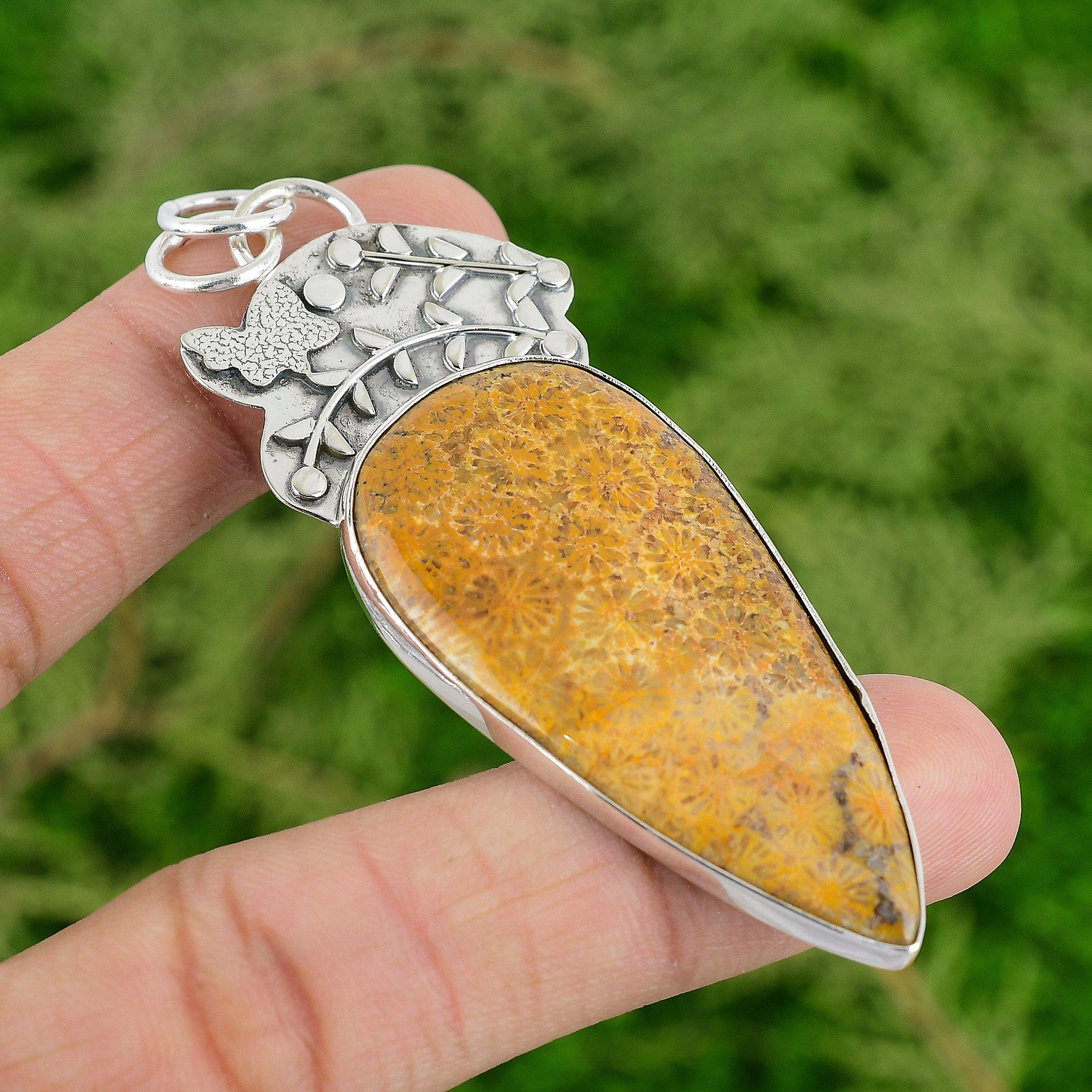 Сделка ко Дню дочерей Кулон для свадьбы с камнем груша окаменелый коралл Фоссил серебро 925 пробы
Сделка ко Дню дочерей Кулон для свадьбы с камнем груша окаменелый коралл Фоссил серебро 925 пробы