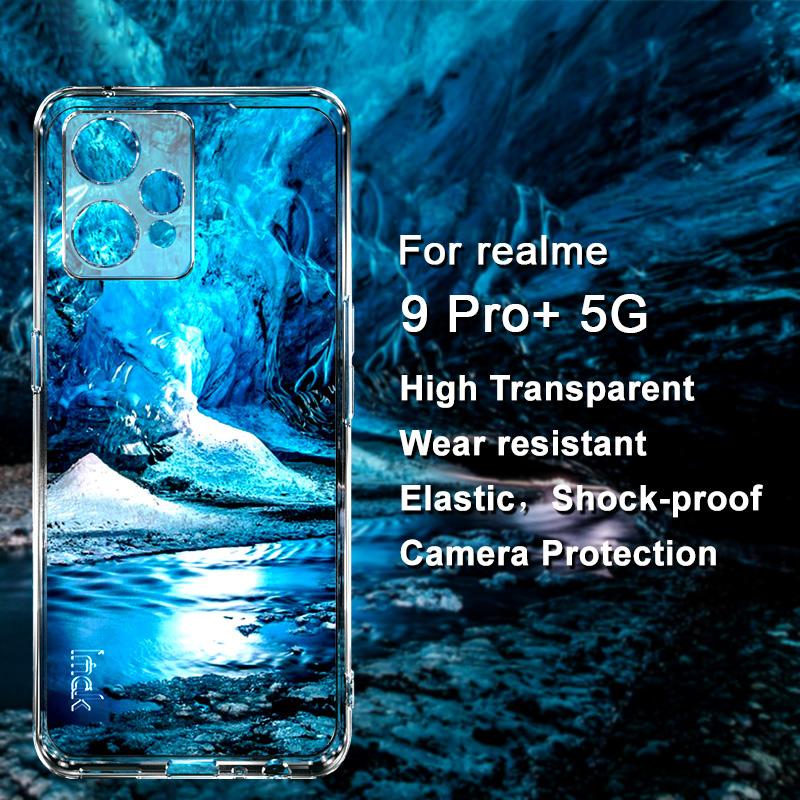 IMAK UX-5 Series Crystal Clear Case for Realme 9 Pro+ 5G/Realme 9,Soft TPU Protective Phone Cover A 
IMAK UX-5 Series Crystal Clear Case for Realme 9 Pro+ 5G/Realme 9,Soft TPU Protective Phone Cover A