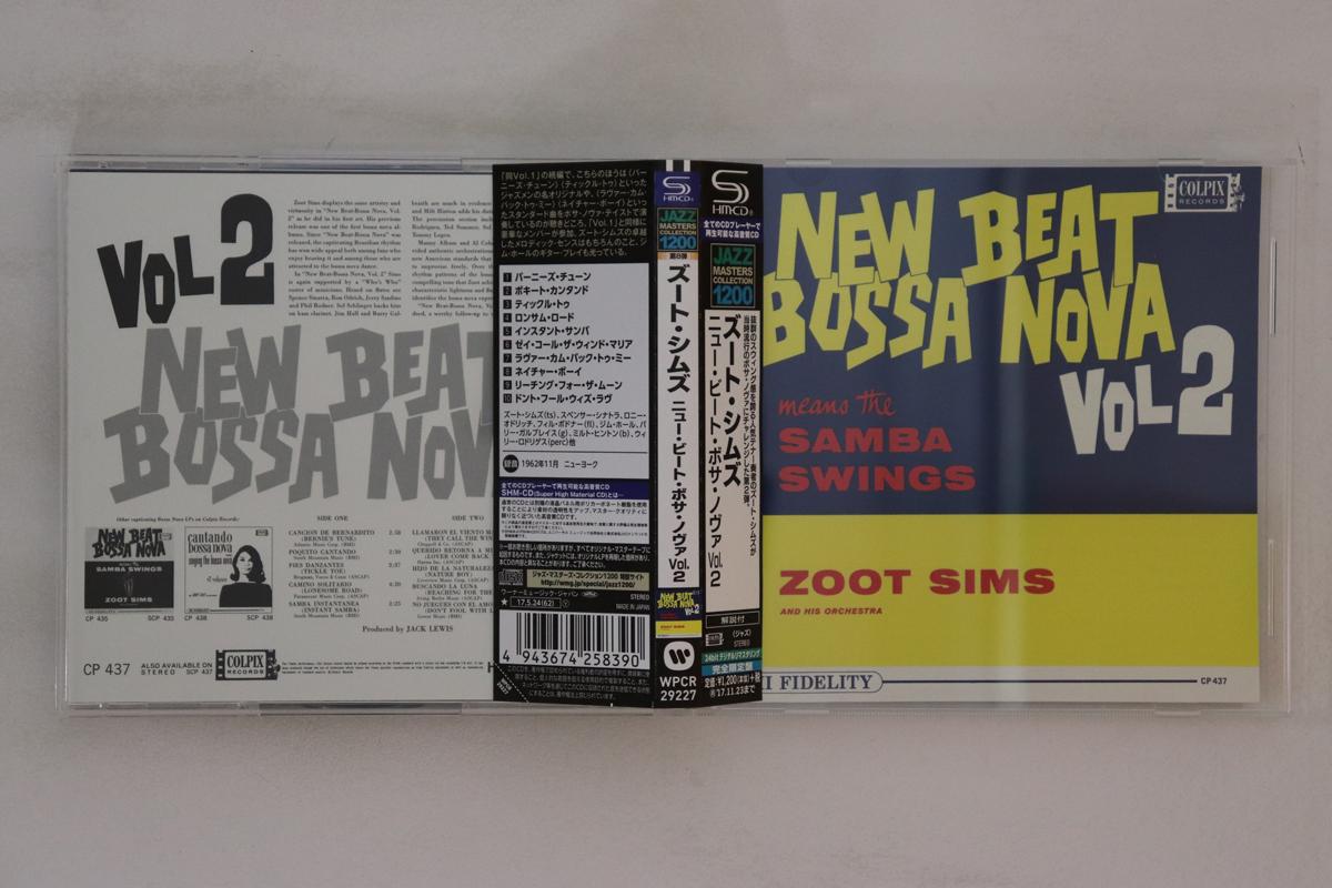 CD ZOOT SIMS New Beat Bossa Nova Vol.2 WPCR29227 COLPIX RECORDS 2017 Japan Obi Jazz Used
CD ZOOT SIMS New Beat Bossa Nova Vol.2 WPCR29227 COLPIX RECORDS 2017 Japan Obi Jazz Used