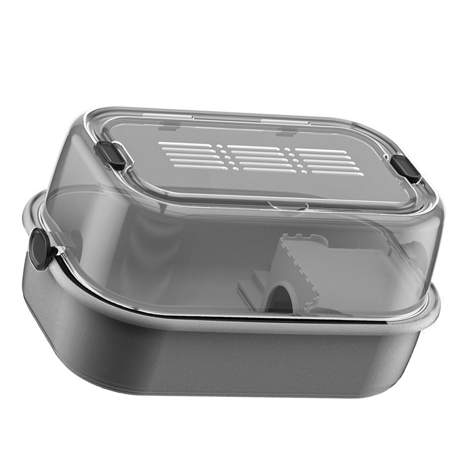 Hamster Cage Deluxe Villa with Ventilated Top for Small Pet Guinea Pig Hedgehog Home Indoor Pet Cage with Clear Cover серый
Hamster Cage Deluxe Villa with Ventilated Top for Small Pet Guinea Pig Hedgehog Home Indoor Pet Cage with Clear Cover серый