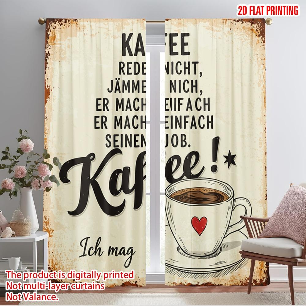 2pcs 2D flat printing Party Curtain Coffee Talking Doing Job Fabric Without Electricity 0 Perfect for Door Wall Yard 52.50×116.00 CM 2pcs
2pcs 2D flat printing Party Curtain Coffee Talking Doing Job Fabric Without Electricity 0 Perfect for Door Wall Yard 52.50×116.00 CM 2pcs