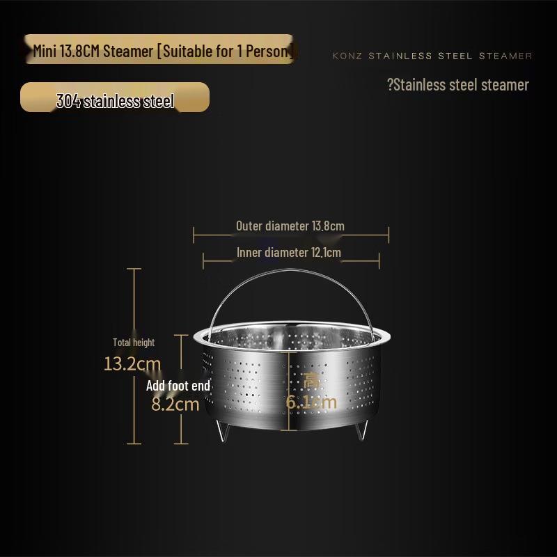 Zhi Shi 304 Stainless Steel Rice Cooker Steamer Basket
Zhi Shi 304 Stainless Steel Rice Cooker Steamer Basket