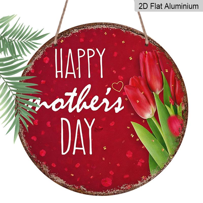 2D Flat, 1pc Round Aluminum Hanging Sign - Happy Mother s Day Vintage Dutch Tulip Flower Metal Wall Art, Vintage Red Petal & Heart Design, Perfect 7.87x7.87inch
2D Flat, 1pc Round Aluminum Hanging Sign - Happy Mother s Day Vintage Dutch Tulip Flower Metal Wall Art, Vintage Red Petal & Heart Design, Perfect 7.87x7.87inch