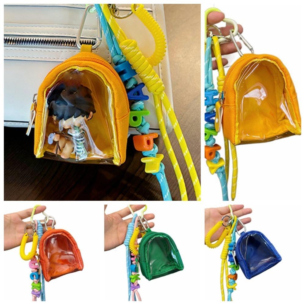 With Keychain Mini Outdoor Doll Bag Transparent Badge Display Bag Doll Storage Pouch Earphone синій
With Keychain Mini Outdoor Doll Bag Transparent Badge Display Bag Doll Storage Pouch Earphone синій