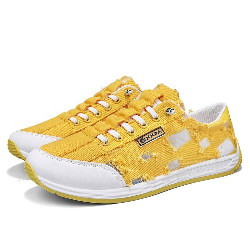 Men s shoes summer breathable thin canvas shoes men s casual versatile non-slip low-top board shoes 44 жёлтый
Men s shoes summer breathable thin canvas shoes men s casual versatile non-slip low-top board shoes 44 жёлтый