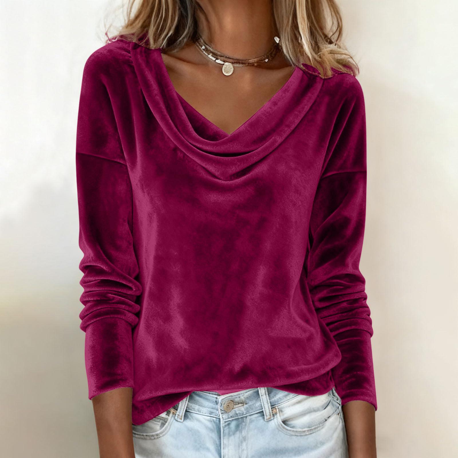 Women s Color Gold Velvet Fashionable Long Sleeved T-shirt Pullover Top XL винний
Women s Color Gold Velvet Fashionable Long Sleeved T-shirt Pullover Top XL винний
