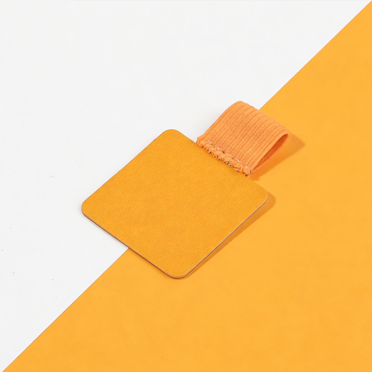 Elastic Band Self-Adhesive Leather Pen Holder for Notebooks
Elastic Band Self-Adhesive Leather Pen Holder for Notebooks