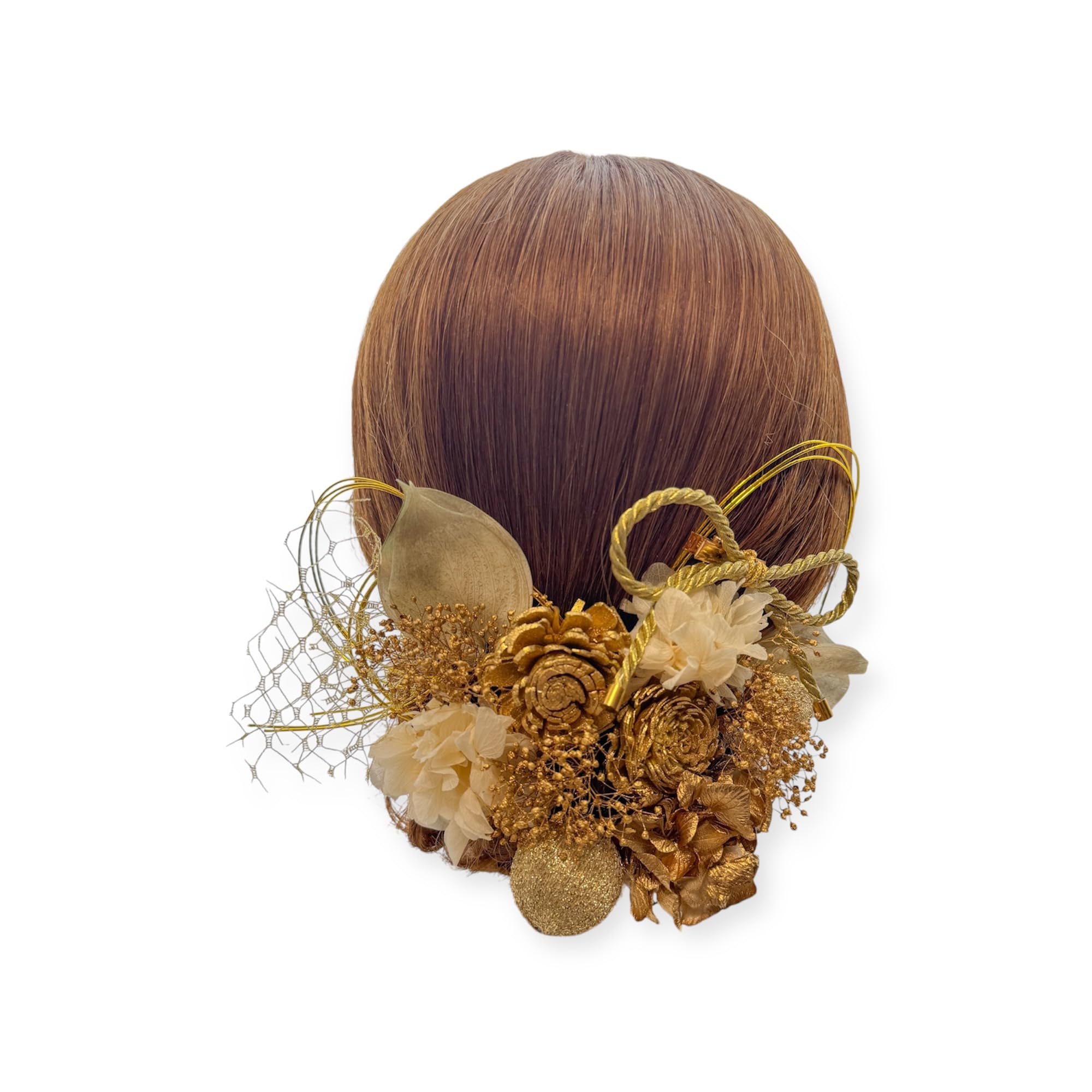 Gold Dried Flower Hair Gold Gold Braided Hakama Hani. Ornament, Coming-of-Age Ceremony, Kimono, Mizuhiki, Leaf, Tamakanzashi, Pin, Cord, Graduation, золотий
Gold Dried Flower Hair Gold Gold Braided Hakama Hani. Ornament, Coming-of-Age Ceremony, Kimono, Mizuhiki, Leaf, Tamakanzashi, Pin, Cord, Graduation, золотий