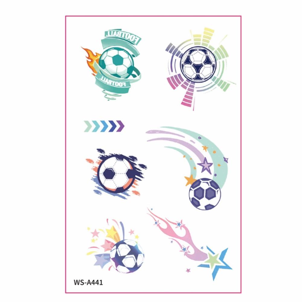 Watercolor Soccer Them Temporary Tattoos Cartoon Body Stickers Trophies Face Stickers Matches Style 1
Watercolor Soccer Them Temporary Tattoos Cartoon Body Stickers Trophies Face Stickers Matches Style 1