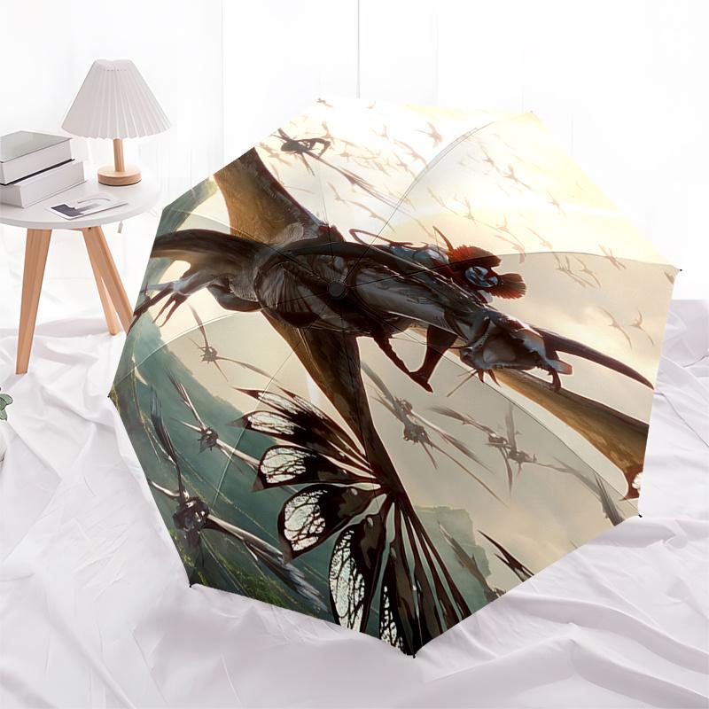 Fantasy Dragon Rider Umbrella: Automatic Opening/Closing, Foldable Design, 8 Bone Frame Perfect for Fans, Travelers, and Everyday Use0156b
Fantasy Dragon Rider Umbrella: Automatic Opening/Closing, Foldable Design, 8 Bone Frame Perfect for Fans, Travelers, and Everyday Use0156b