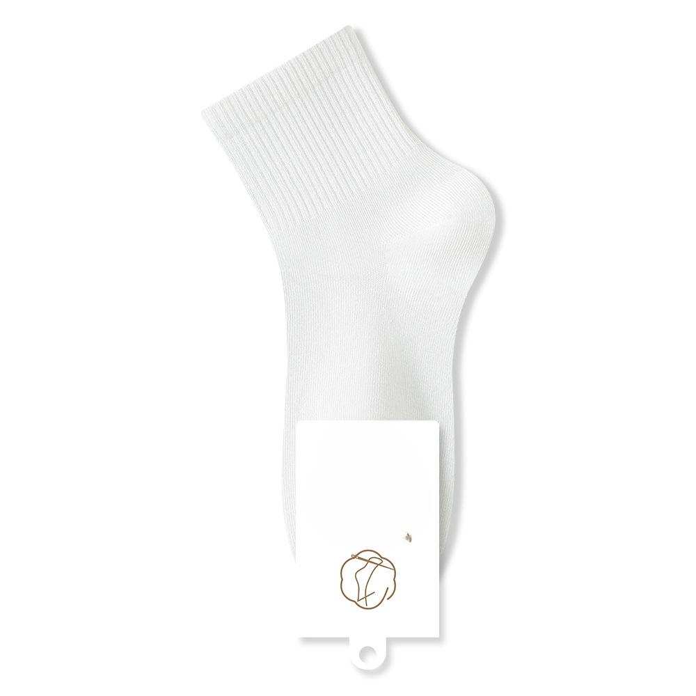 Female Spring and Summer Pure Cotton Pure Color Antibacterial Deodorant Wicker Boneless Tube Socks 1 pair білий
Female Spring and Summer Pure Cotton Pure Color Antibacterial Deodorant Wicker Boneless Tube Socks 1 pair білий