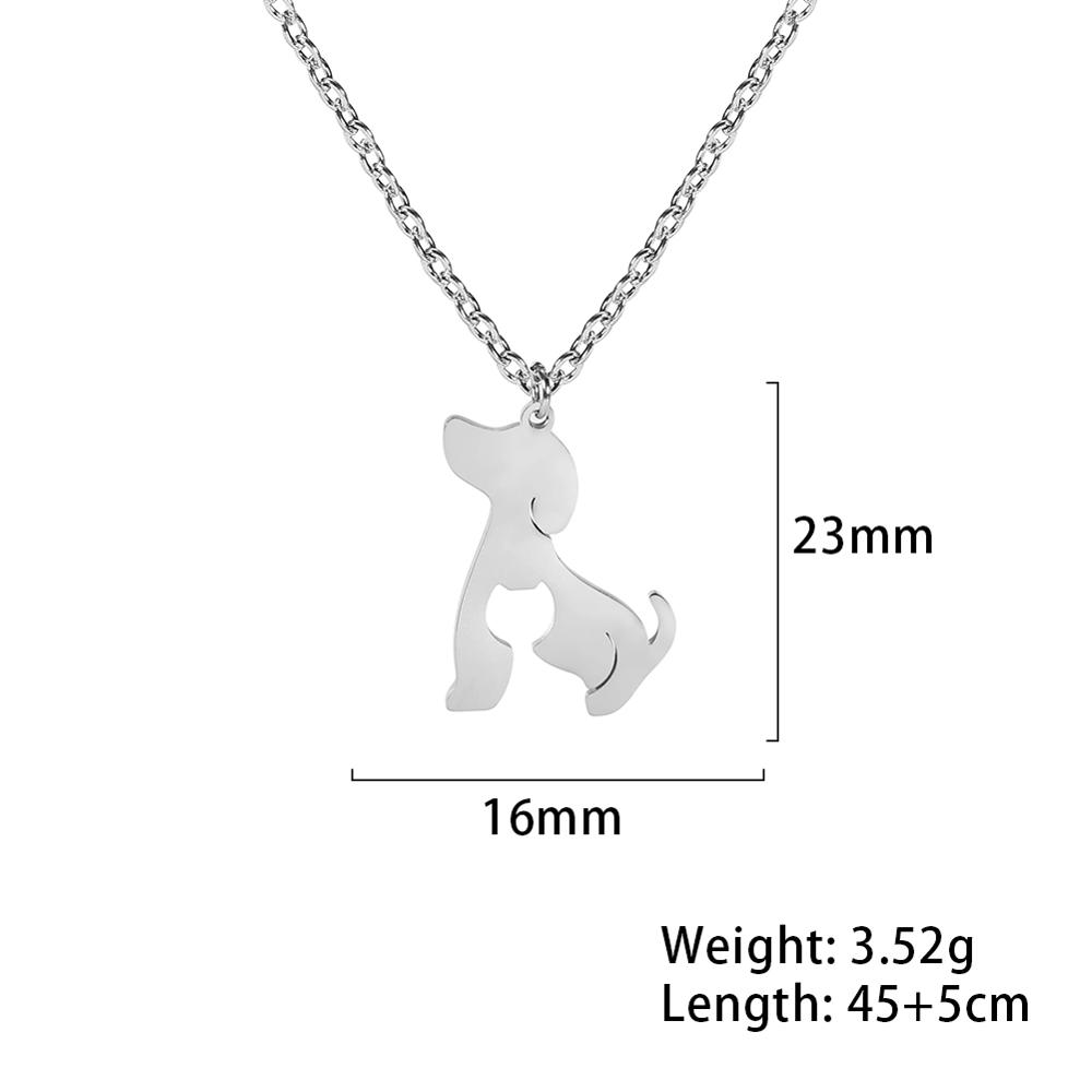 Cazador Cute Animal Cat Pendant Necklace for Women Girls Lovely Paw Choker Neck Chain Stainless Steel Jewelry Birthday Gift 2025 45-50 cm
Cazador Cute Animal Cat Pendant Necklace for Women Girls Lovely Paw Choker Neck Chain Stainless Steel Jewelry Birthday Gift 2025 45-50 cm