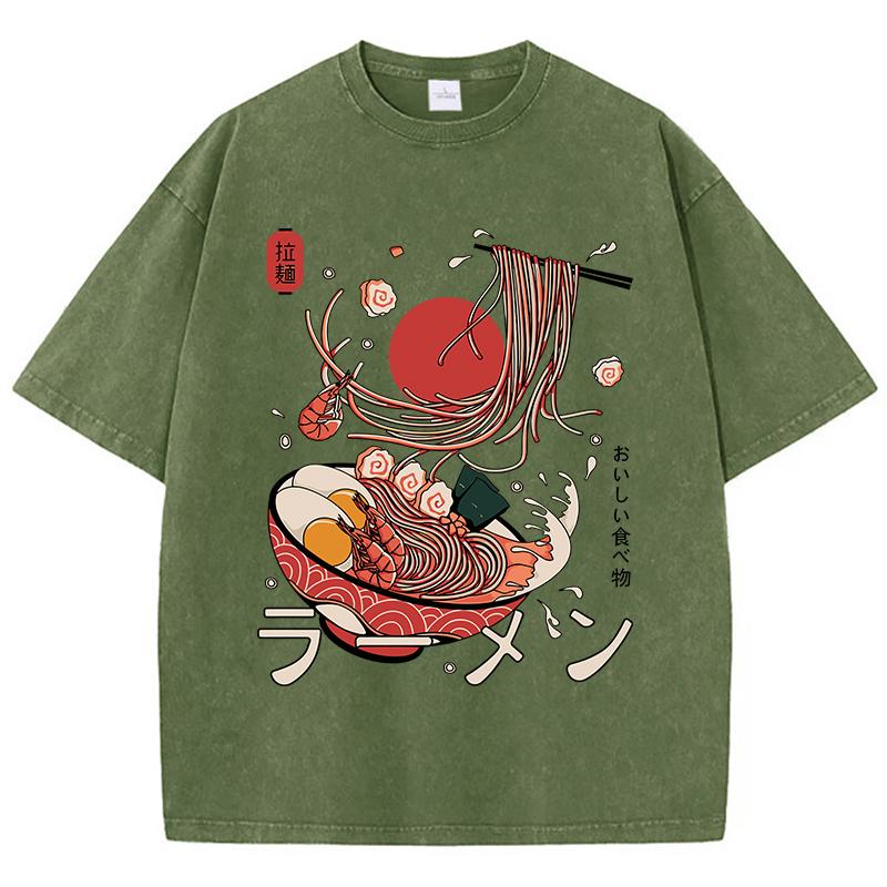 Ramen Noodles Cotton Washed T-Shirt Women Harajuku Printing Tops Comfortable O-Neck Oversized T Shirts All-Match Woman Clothes 3XL
Ramen Noodles Cotton Washed T-Shirt Women Harajuku Printing Tops Comfortable O-Neck Oversized T Shirts All-Match Woman Clothes 3XL