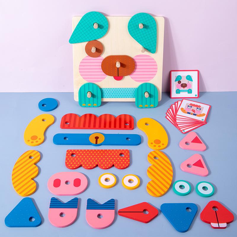 Children s educational creative fun face-changing expression game, geometric shape tangram wooden early education toy
Children s educational creative fun face-changing expression game, geometric shape tangram wooden early education toy