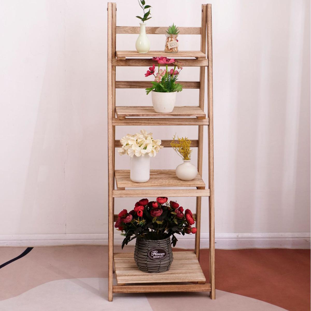 Складная деревянная многослойная подставка для растений для балкона или гостиной
Складная деревянная многослойная подставка для растений для балкона или гостиной