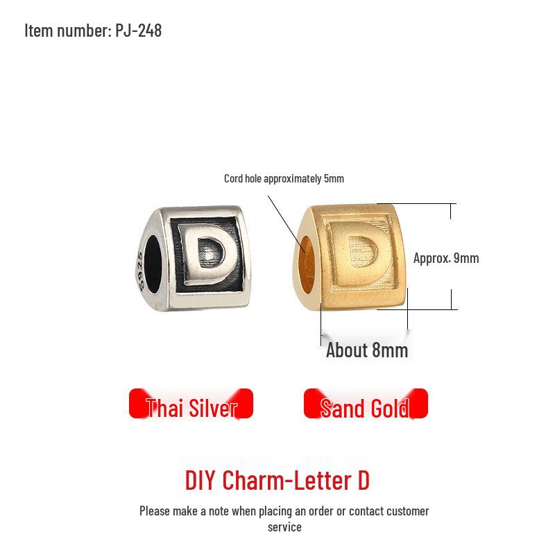 Panjia Sterling Silver Triangle Faceted Beaded 26-Letter Spacer Beads for DIY Bracelets
Panjia Sterling Silver Triangle Faceted Beaded 26-Letter Spacer Beads for DIY Bracelets