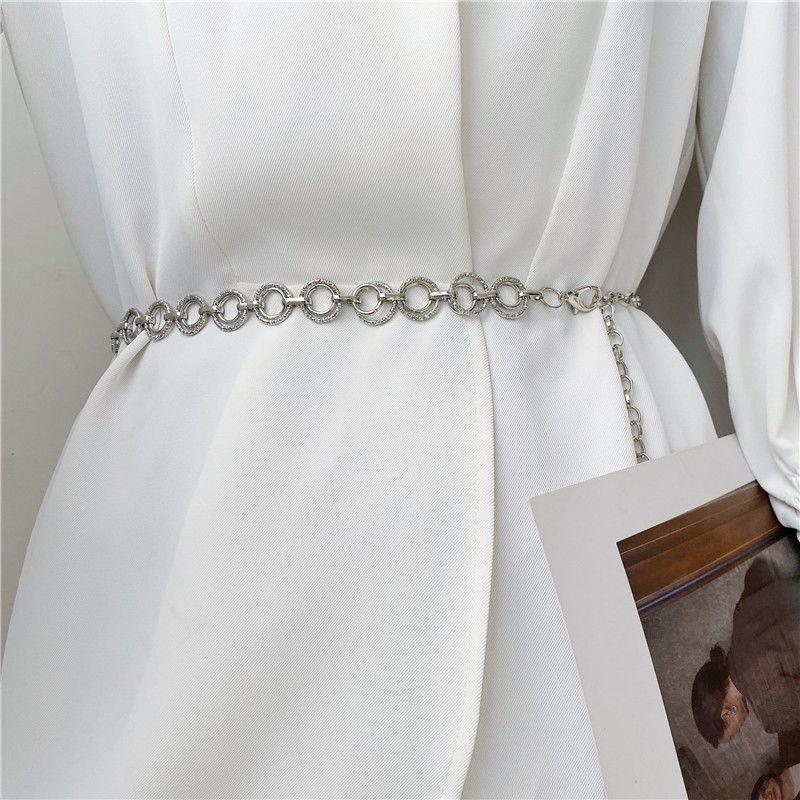 Womens Designed Beautifully Vintage Waist Belt In Multiple Colors For Yearround Use Silver Chain
Womens Designed Beautifully Vintage Waist Belt In Multiple Colors For Yearround Use Silver Chain