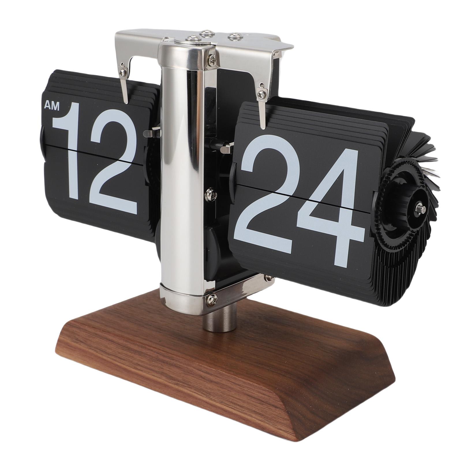 Retro Flip Clock Automatic Page Turning 12 Hours Battery Operated Mechanical Large Number Clock for Living Room Desk
Retro Flip Clock Automatic Page Turning 12 Hours Battery Operated Mechanical Large Number Clock for Living Room Desk
